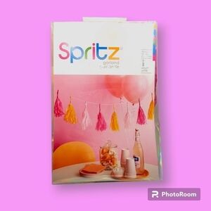 Spritz Pink & Orange Party Tassel Garland